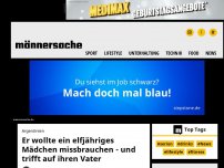 Bild zum Artikel: Er wollte ein elfjähriges Mädchen missbrauchen – und trifft auf den Vater | Männersache