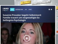 Bild zum Artikel: Susanne Preusker begeht Selbstmord: Familie trauert um vergewaltigte Ex-Gefängnis-Psychologin