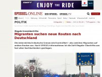 Bild zum Artikel: Illegale Grenzübertritte: Migranten suchen neue Routen nach Deutschland