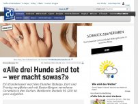 Bild zum Artikel: Vergiftet: «Alle drei Hunde sind tot - wer macht sowas?»