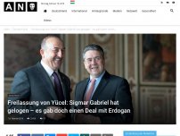 Bild zum Artikel: Freilassung von Yücel: Sigmar Gabriel hat gelogen – es gab doch einen Deal mit Erdogan