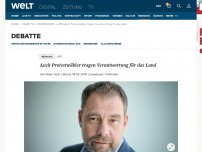 Bild zum Artikel: Auch Protestwähler tragen Verantwortung für das Land