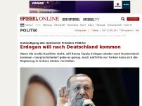 Bild zum Artikel: Ankündigung des türkischen Premiers: Erodgan will nach Deutschland kommen