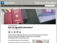 Bild zum Artikel: Staatsbürgerschaft: Wer ist eigentlich Deutscher?