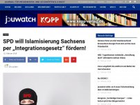 Bild zum Artikel: SPD will Islamisierung Sachsens per „Integrationsgesetz“ fördern!