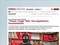Bild zum Artikel: Kevin Kühnert und #NoGroKo: 'Titanic' foppt 'Bild' mit angeblichen Russlandmails