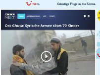 Bild zum Artikel: Ost-Ghuta: Syrische Armee tötet 70 Kinder