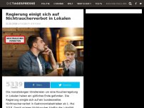 Bild zum Artikel: Regierung einigt sich auf Nichtraucherverbot in Lokalen