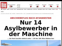 Bild zum Artikel: Abschiebeflug - Nur 14 Asylbewerber in der Maschine