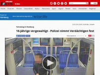 Bild zum Artikel: Fahndung in Hamburg - 18-Jährige vergewaltigt: Bilder von Überwachungskamera zeigt Verdächtigen