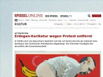 Bild zum Artikel: 'art Karlsruhe': Erdogan-Karikatur wegen Protest entfernt