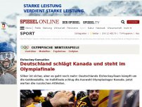 Bild zum Artikel: Eishockey-Sensation: Deutschland schlägt Kanada und steht im Olympia-Finale
