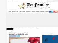 Bild zum Artikel: Leserbriefe der Woche (KW 8/18)