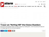 Bild zum Artikel: Leute von heute: Trauer um 'Notting Hill'-Star Emma Chambers