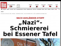 Bild zum Artikel: Rassimus-Vorwurf - „Nazi“-Schmiererei an Essener Tafel