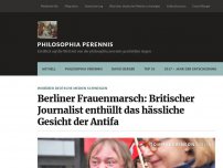 Bild zum Artikel: Berliner Frauenmarsch: Britischer Journalist enthüllt das hässliche Gesicht der Antifa