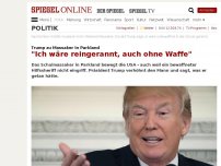 Bild zum Artikel: Trump zu Massaker in Parkland: 'Ich wäre reingerannt, auch ohne Waffe'