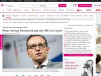 Bild zum Artikel: Bundesjustizminister Heiko Maas droht AfD mit Verfassungsschutz