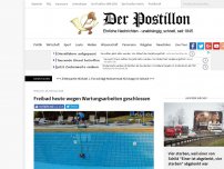 Bild zum Artikel: Freibad heute wegen Wartungsarbeiten geschlossen