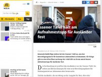 Bild zum Artikel: Essener Tafel hält am Aufnahmestopp für Ausländer fest