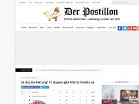 Bild zum Artikel: Ist das die Rettung? FC Bayern gibt HSV 12 Punkte ab
