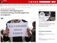 Bild zum Artikel: subsidiär geschützte Flüchtlinge - Gutachten: Neuregelung zum Familiennachzug verstößt gegen das Grundgesetz