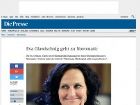 Bild zum Artikel: Eva Glawischnig geht zu Novomatic