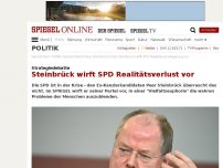 Bild zum Artikel: Strategiedebatte: Steinbrück wirft SPD Realitätsverlust vor