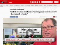 Bild zum Artikel: Nach Kritik an Aufnahmestopp - Tafel-Chef bricht mit Partei: 'Meine ganze Familie ist SPD - das hat sich erledigt“