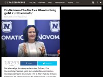 Bild zum Artikel: Ex-Grünen-Chefin Eva Glawischnig geht zu Novomatic