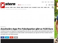 Bild zum Artikel: Falschparker: Anschwärz-App: Pro Falschparker gibt es 11,50 Euro