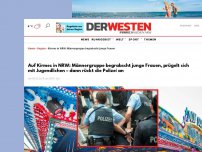 Bild zum Artikel: Auf Kirmes in NRW: Männergruppe begrabscht junge Frauen und prügelt sich mit Jugendlichen – dann rückt die Polizei an