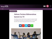 Bild zum Artikel: Helene Fischers Bühnenshow kommt ins TV