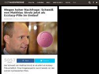Bild zum Artikel: Wegen hoher Nachfrage: Schweiß von Matthias Strolz jetzt als Ecstasy-Pille im Umlauf