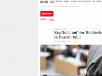 Bild zum Artikel: Kopftuchverbot an bayerischen Gerichten rechtens