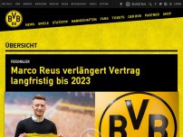 Bild zum Artikel: Marco Reus verlängert Vertrag langfristig bis 2023