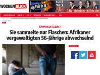 Bild zum Artikel: Sie sammelte nur Flaschen: Afrikaner vergewaltigten 56-Jährige abwechselnd