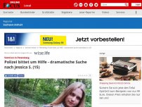 Bild zum Artikel: Vermisst in Petersberg - Polizei bittet um Hilfe - dramatische Suche nach Jessica S. (15)
