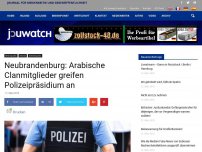 Bild zum Artikel: Neubrandenburg: Arabische Clanmitglieder greifen Polizeipräsidium an