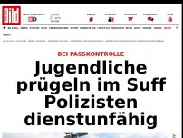 Bild zum Artikel: Bei Passkontrolle - Jugendliche prügeln Polizisten dienstunfähig