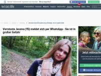 Bild zum Artikel: Polizei bittet um Hilfe - dramatische Suche nach Jessica S. (15)