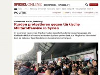 Bild zum Artikel: Düsseldorf, Berlin, Hamburg: Kurden protestieren gegen türkische Militäroffensive in Syrien