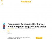 Bild zum Artikel: Forschung: So reagiert Ihr Körper, wenn Sie jeden Tag zwei Eier essen