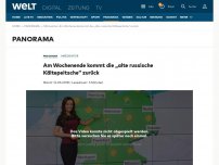 Bild zum Artikel: Am Wochenende kommt die „alte russische Kältepeitsche“ zurück