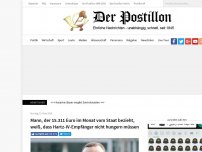 Bild zum Artikel: Mann, der 15.311 Euro im Monat vom Staat bezieht, weiß, dass Hartz-IV-Empfänger nicht hungern müssen