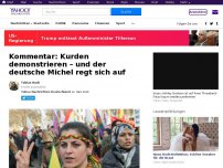 Bild zum Artikel: Kommentar: Kurden demonstrieren – und der deutsche Michel regt sich auf