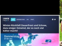 Bild zum Artikel: Winter-Rückfall! Dauerfrost und Schnee, dazu eisiger Ostwind, der es noch viel kälter macht!