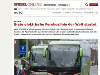 Bild zum Artikel: Flixbus: Erste elektrische Fernbuslinie der Welt startet