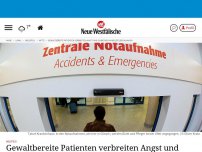 Bild zum Artikel: Bielefeld: Patienten verbreiten Angst und Schrecken in Bielefelder Klinik