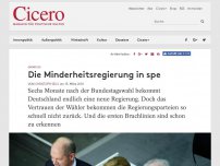 Bild zum Artikel: Groko 3.0 - Die Minderheitsregierung in spe